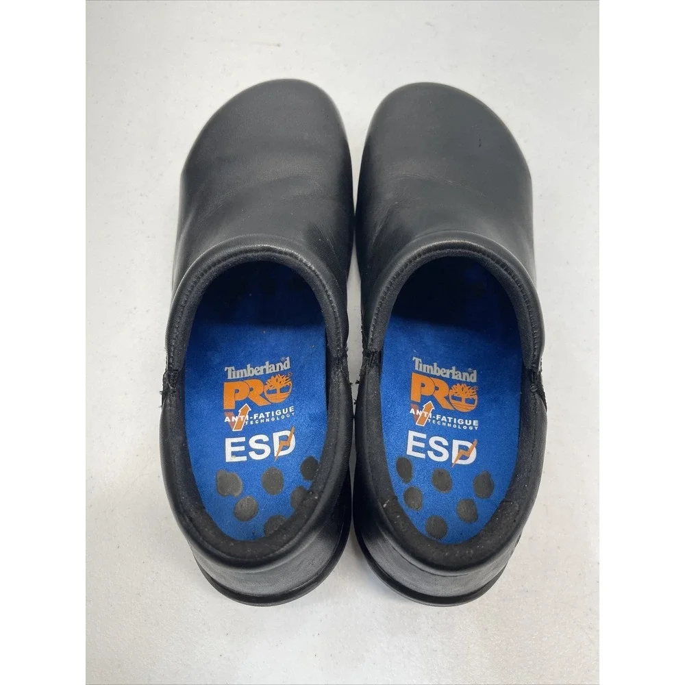 Timberland Pro Anti-Fatigue Tech ESD Womens 7.5M Anti Oil Slip Non Marking Black